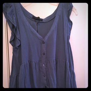 Paper Tee Peplum Top -Lake Life size Large